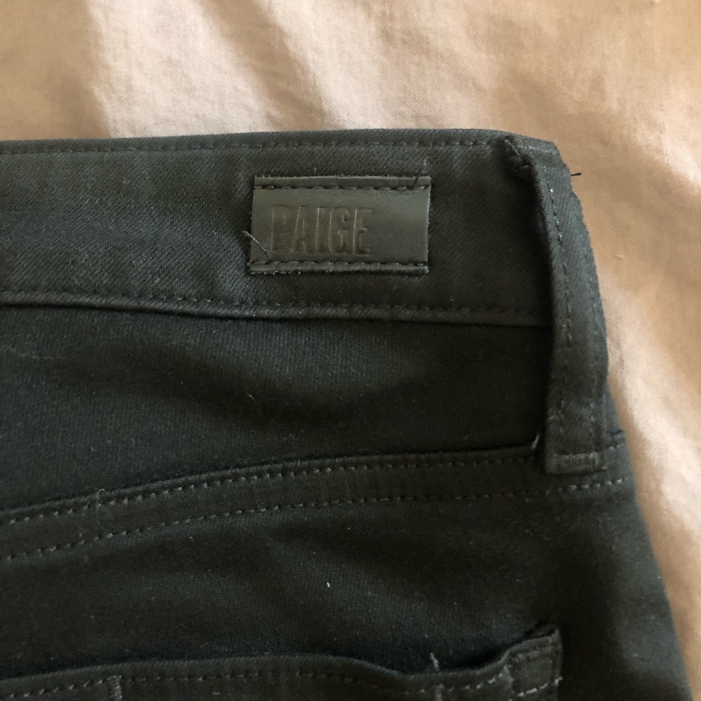 Paige premium black denim size 25